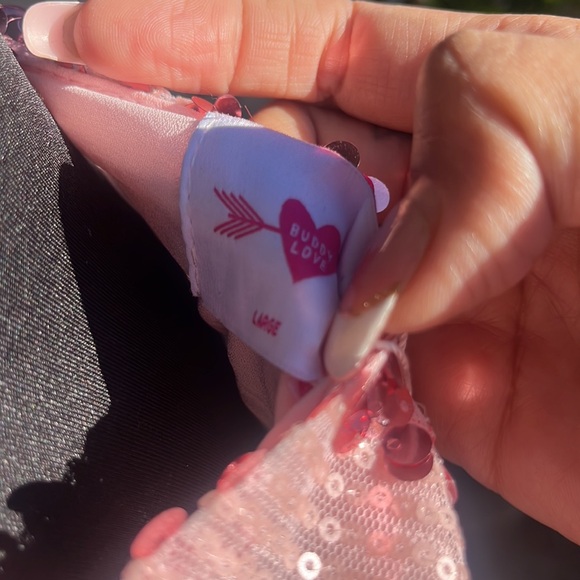 Buddy Love sequin dress size LARGE - Picture 6 of 8